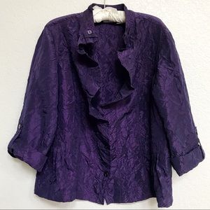 Chico's Purple Jacket
